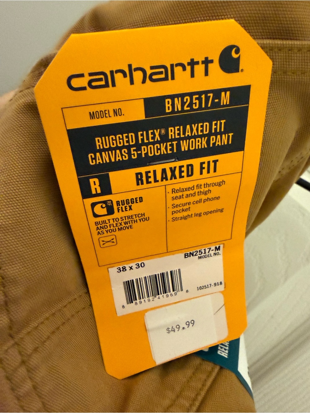 Carhartt pants relaxed fit - Picture 2 of 3